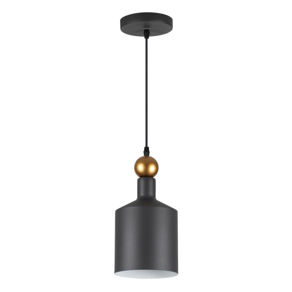 4085/1 PENDANT ODL19 495 темн.серый/золотой Подвес Е27 1*40W 220V BOLLI