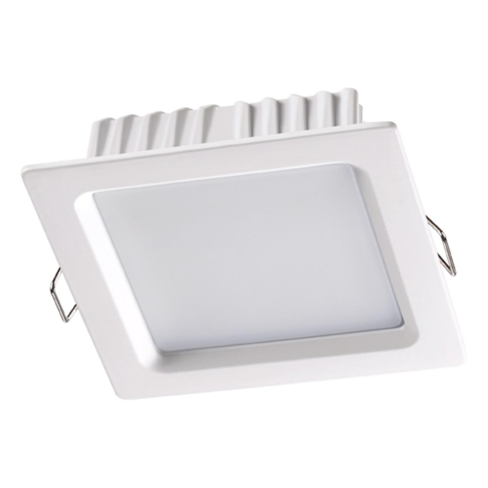 358033 SPOT NT19 302 белый Встраиваемый светильник IP20 LED 4100К 12W 220V LUNA