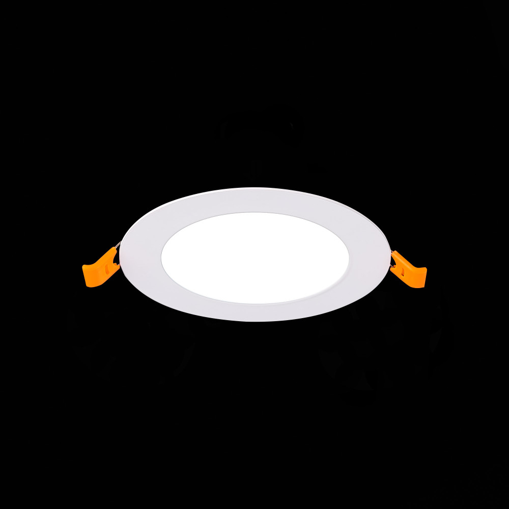 ST209.548.06 Св-к встр. Белый LED 1*6W 4000K 370Lm Ra80 110° IP20 D120xH8 90-265V Встраиваемые светильники