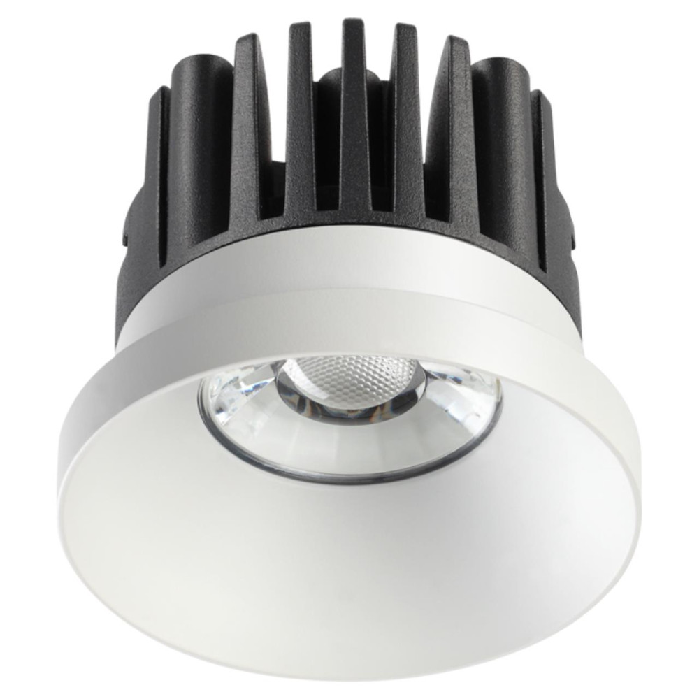 357585 SPOT NT18 474 белый Встраиваемый светильник IP44 LED 3000K 10W 100-265V METIS