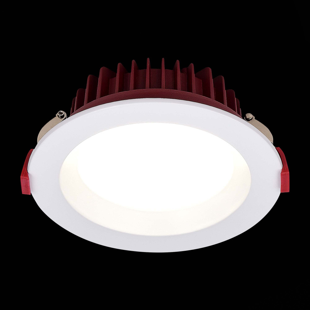 ST752.538.18 Св-к встр. Белый LED 1*18W 3000K 1 440Lm Ra80 100° IP44 D140xH52 100-240VV Встраиваемые светильники