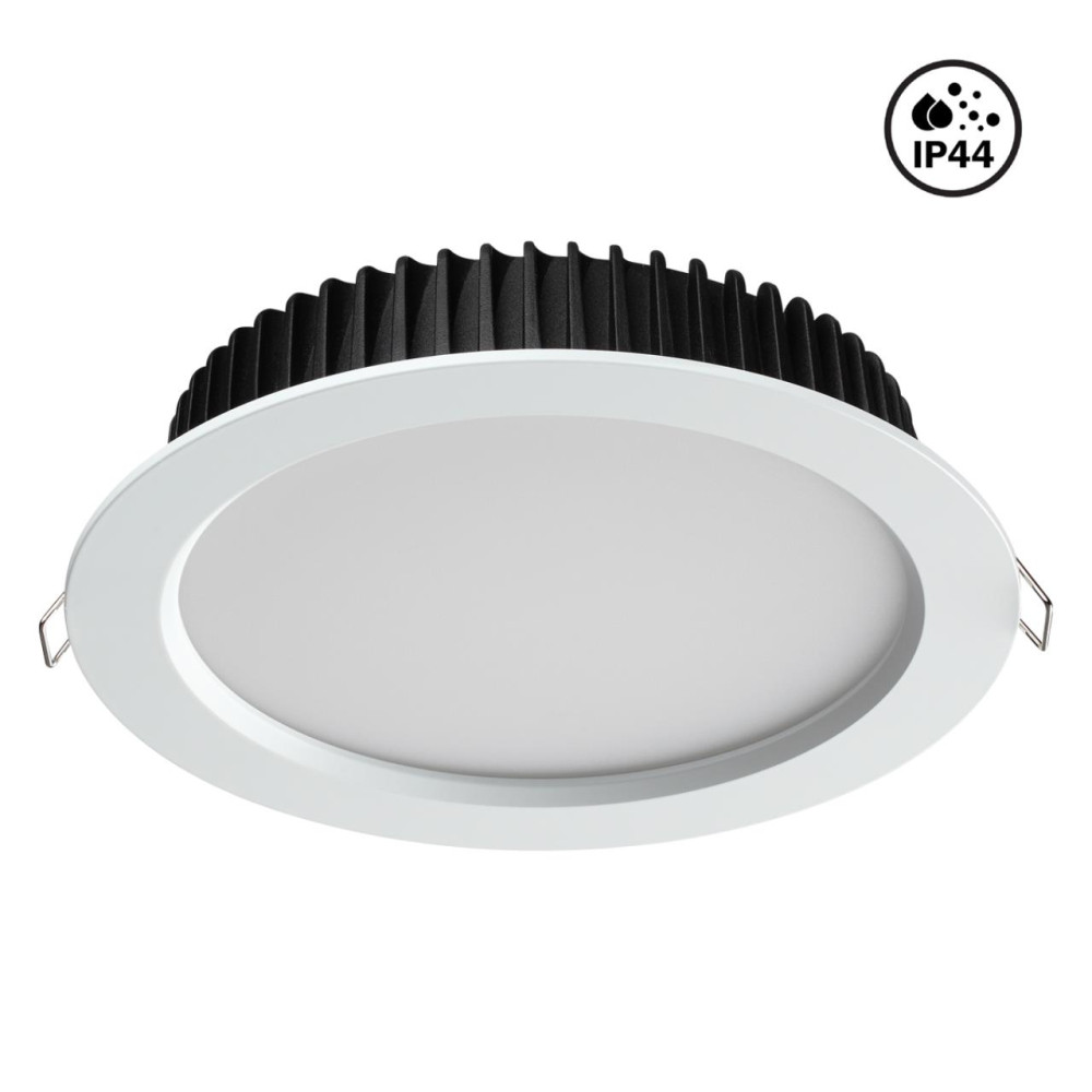 358306 SPOT NT19 493 белый Встраиваемый св-к (драйвер в комплект не входит) IP44 LED 4000K 20W DRUM