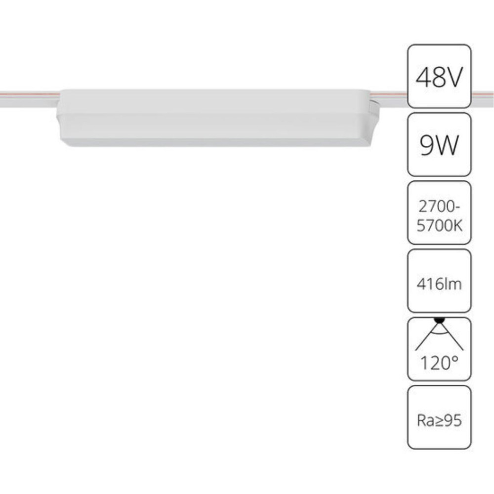 Трековый светильник ARTE LAMP A2953PL-1WH