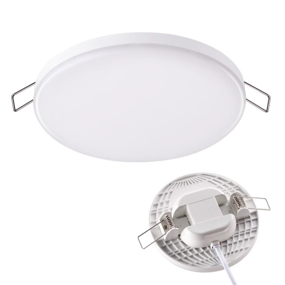 358144 SPOT NT19 500 белый Встраиваемый светильник IP20 LED 4000K 18W 85 - 265V MON