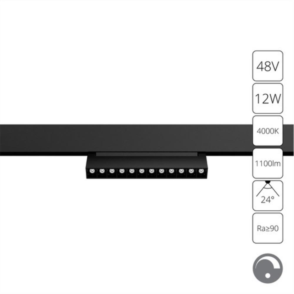 Трековый светильник ARTE LAMP A4686PL-1BK