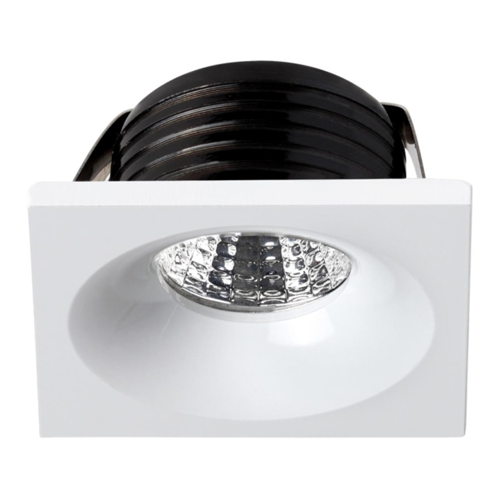 357701 SPOT NT18 490 белый Встраиваемый светильник IP20 LED 3000K 3W 160-265V DOT