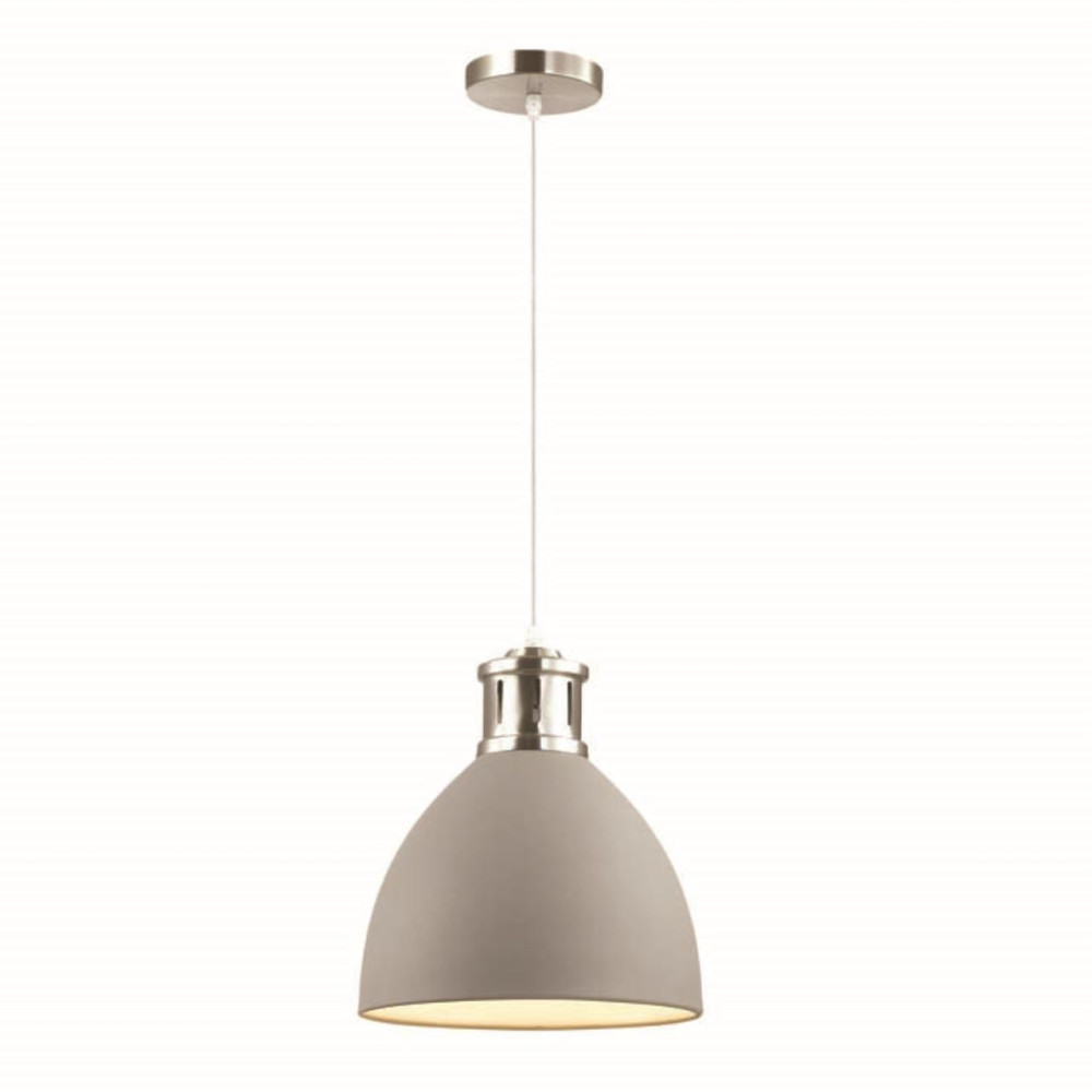 3322/1 PENDANT ODL17 378 серый, никель Подвес E27 60W 220V VIOLA