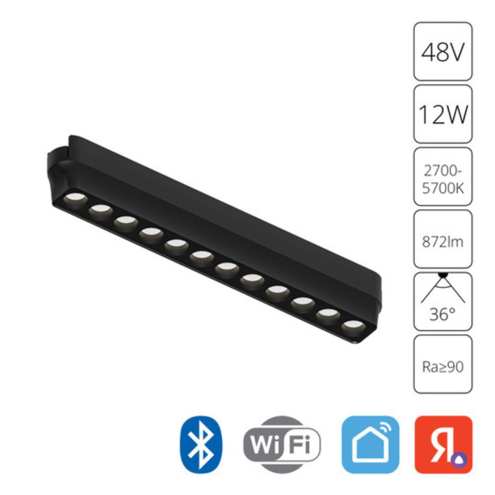 Трековый светильник ARTE LAMP RAPID A2954PL-1BK