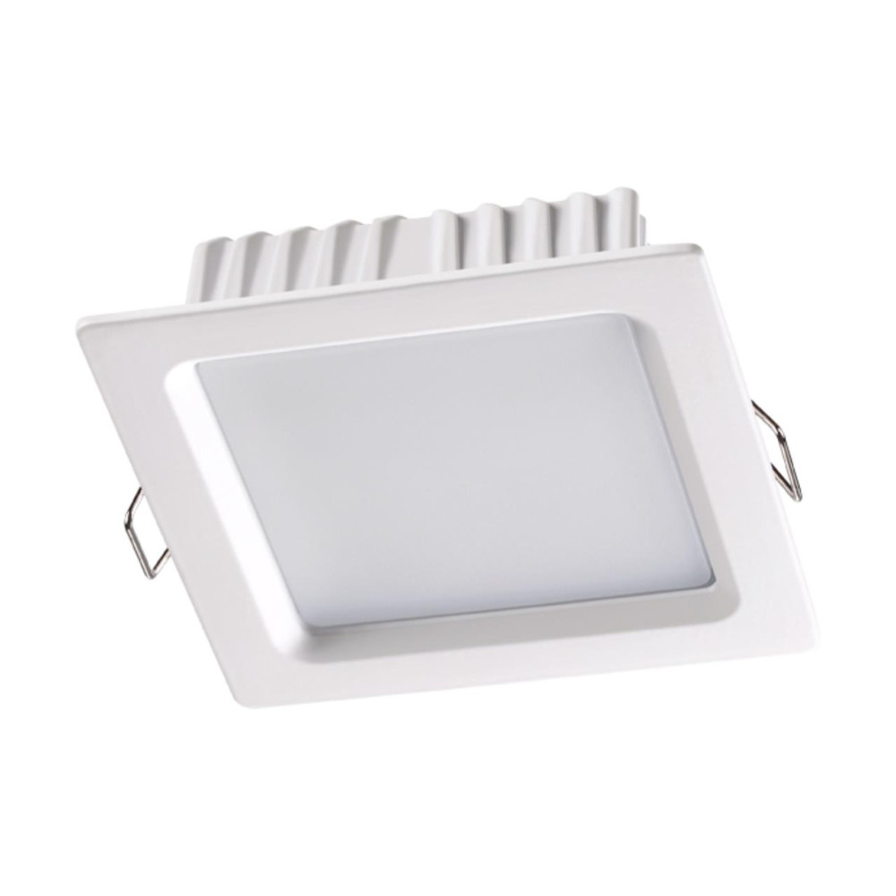 358032 SPOT NT19 302 белый Встраиваемый светильник IP20 LED 4100К 7W 220V LUNA