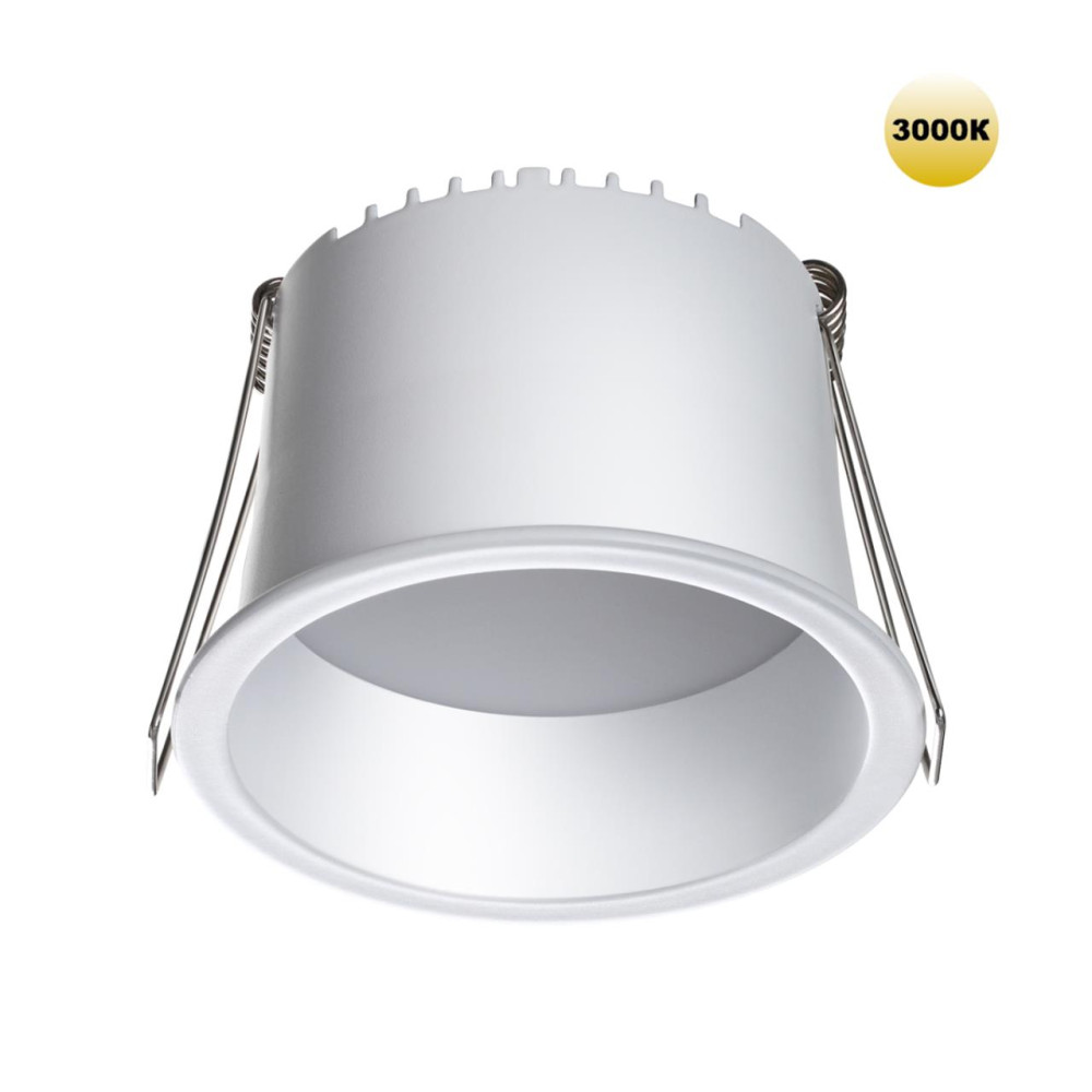 359234 SPOT NT23 282 белый Светильник встраиваемый светодиодный IP20 LED 9W 220V 540Лм 3000К TRAN