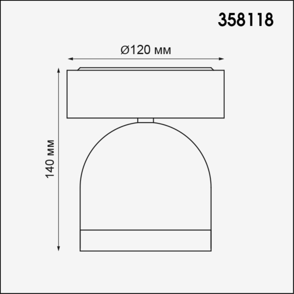 358118 STREET NT19 367 темно-серый  Ландшафтный светильник IP65 LED 3000К 10W 100-240V GALEATI