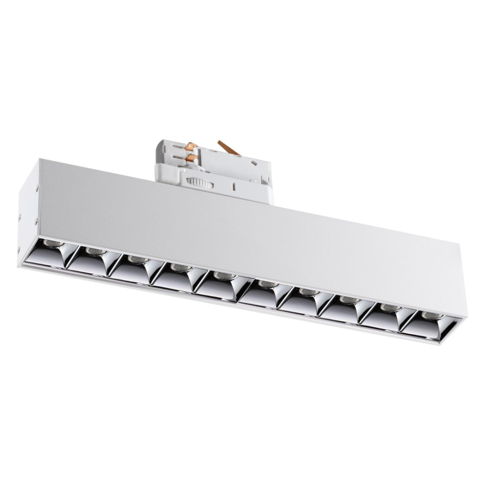 358862 PORT NT22 143 белый Светильник трехфазный трековый светодиодный IP20 LED 4000K 16W 220V ITER