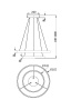 Подвесной светильник Maytoni MOD058PL-L55BSK