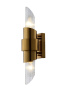 Бра Crystal Lux JUSTO AP2 BRASS