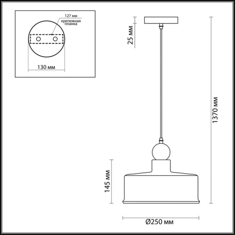 4089/1 PENDANT ODL19 377 серый/золотой Подвес Е27 1*40W BOLLI