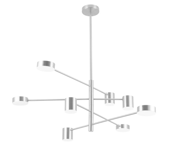 07650-8,02(4000K) Люстра Мекли хром Led 56W