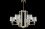 Люстра Crystal Lux NICOLAS SP-PL6 GOLD/WHITE