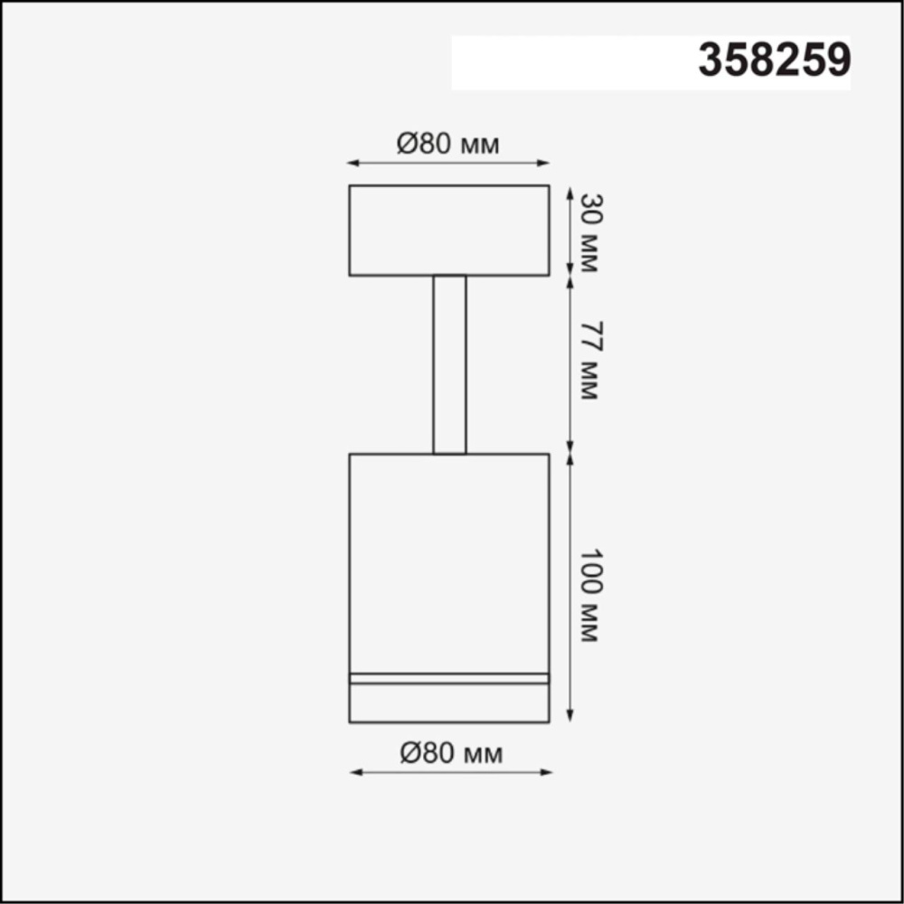 358259 OVER NT19 268 белый Накладной светильник IP20 LED 9W 160-265V ARUM