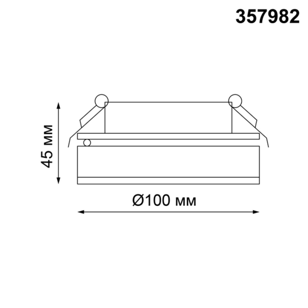 357982 SPOT NT19 279 белый Встраиваемый светильник IP20 LED 3000К 12W 220V GRODA