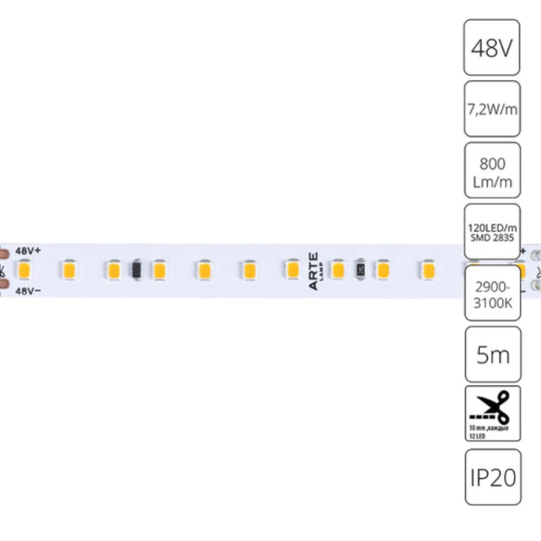 Светодиодные ленты ARTE LAMP A4812010-01-3K