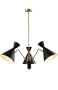 Люстра Crystal Lux JOVEN SP3 GOLD/BLACK