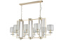 Люстра Crystal Lux NICOLAS SP8 L1000 GOLD/WHITE