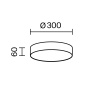 Потолочный светильник Technical C032CL-36W3K-RD-MG