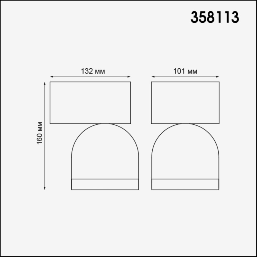 358113 STREET NT19 366 темно-серый  Ландшафтный настен.светильник IP65 LED 3000К 10W GALEATI