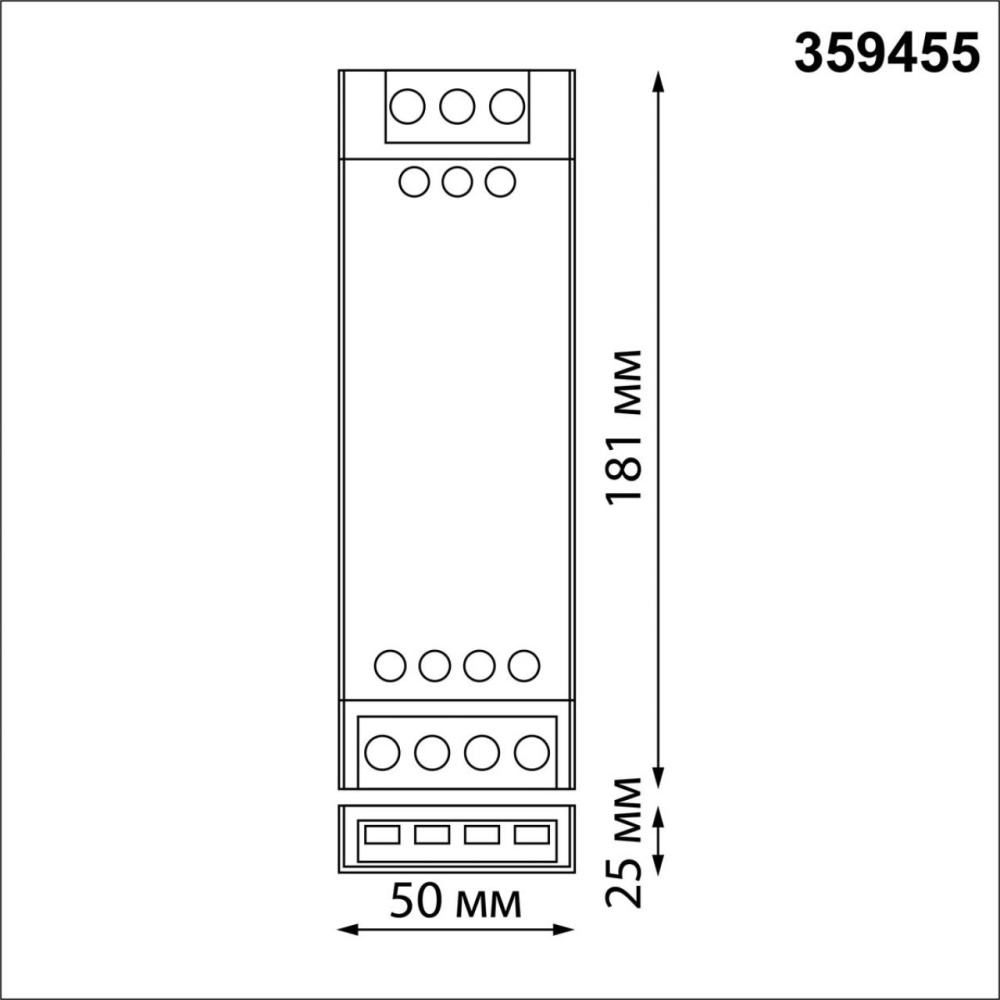 359455 DRIVE NT24 000 серый Драйвер IP20 200W 24V EASY