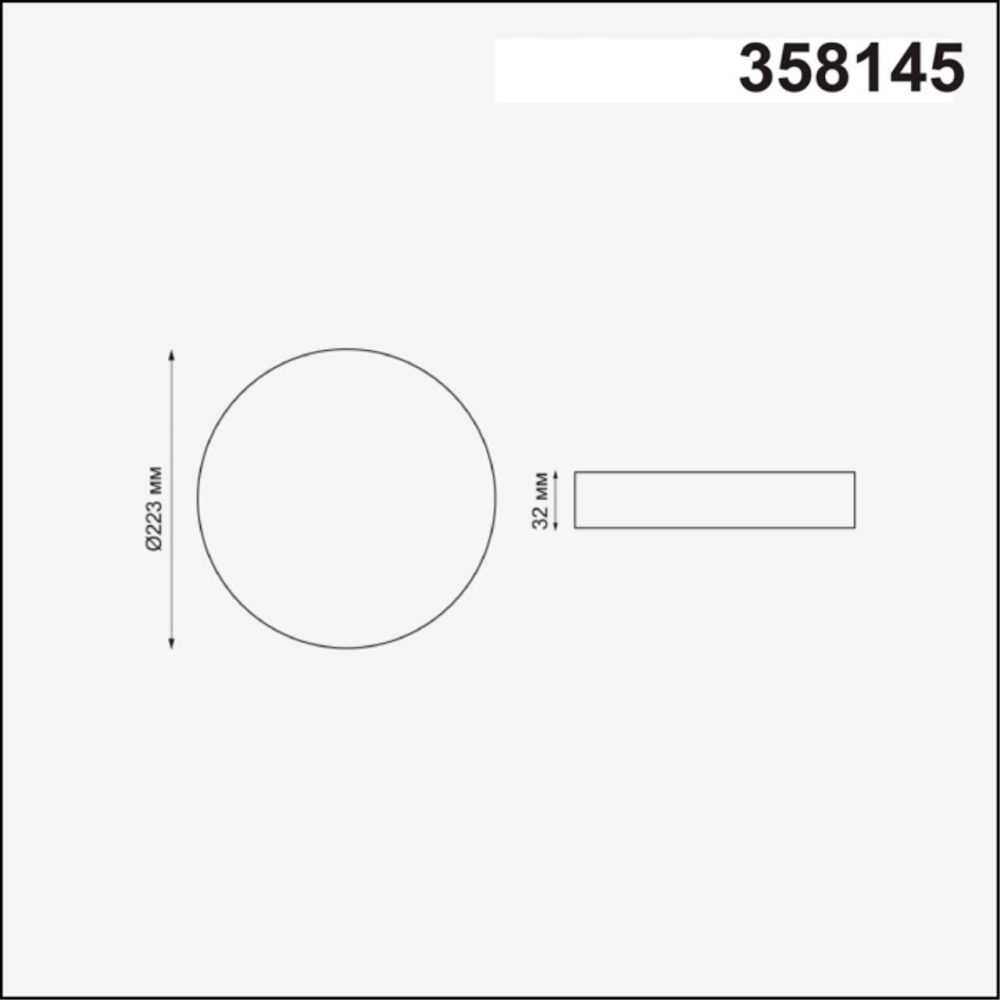 358145 SPOT NT19 500 белый Встраиваемый светильник IP20 LED 3000K 24W 85 - 265V MON