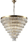 Люстра Crystal Lux ABIGAIL SP22 D820 GOLD/TRANSPARENT