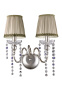 Бра Crystal Lux ALEGRIA AP2 SILVER-BROWN