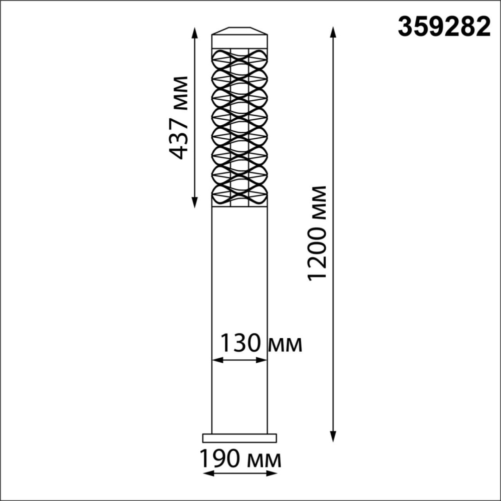 359282 STREET NT24 000 черный Светильник ландшафтный IP65 LED 4000K 24W 185-265V NETZ