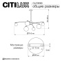 Потолочная люстра CITILUX CL218163