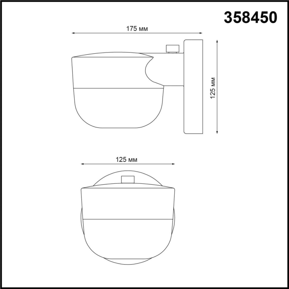 358450 STREET NT20 395 белый Ландшафтный настенный светильник IP65 LED 4000K 12W 220V OPAL