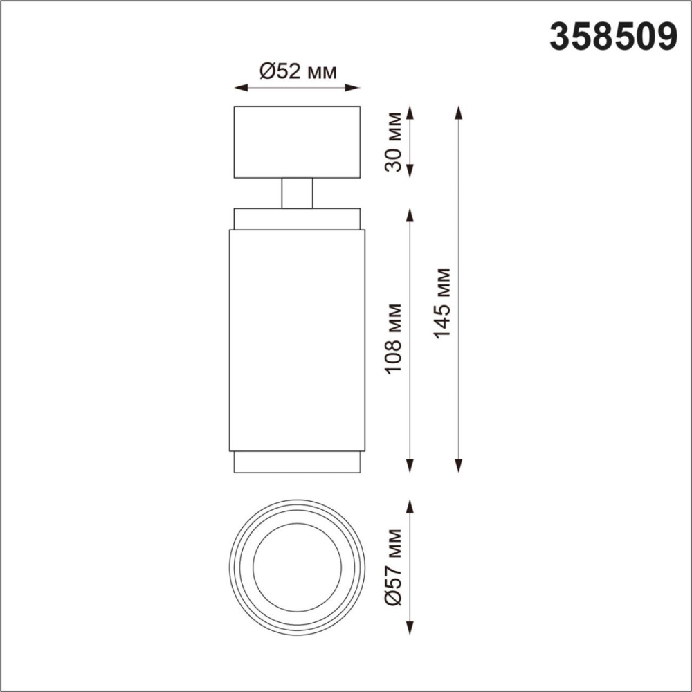 358509 OVER NT21 229 золото Светильник накладной светодиодный IP20 LED 4000K 12W 220V MAIS LED