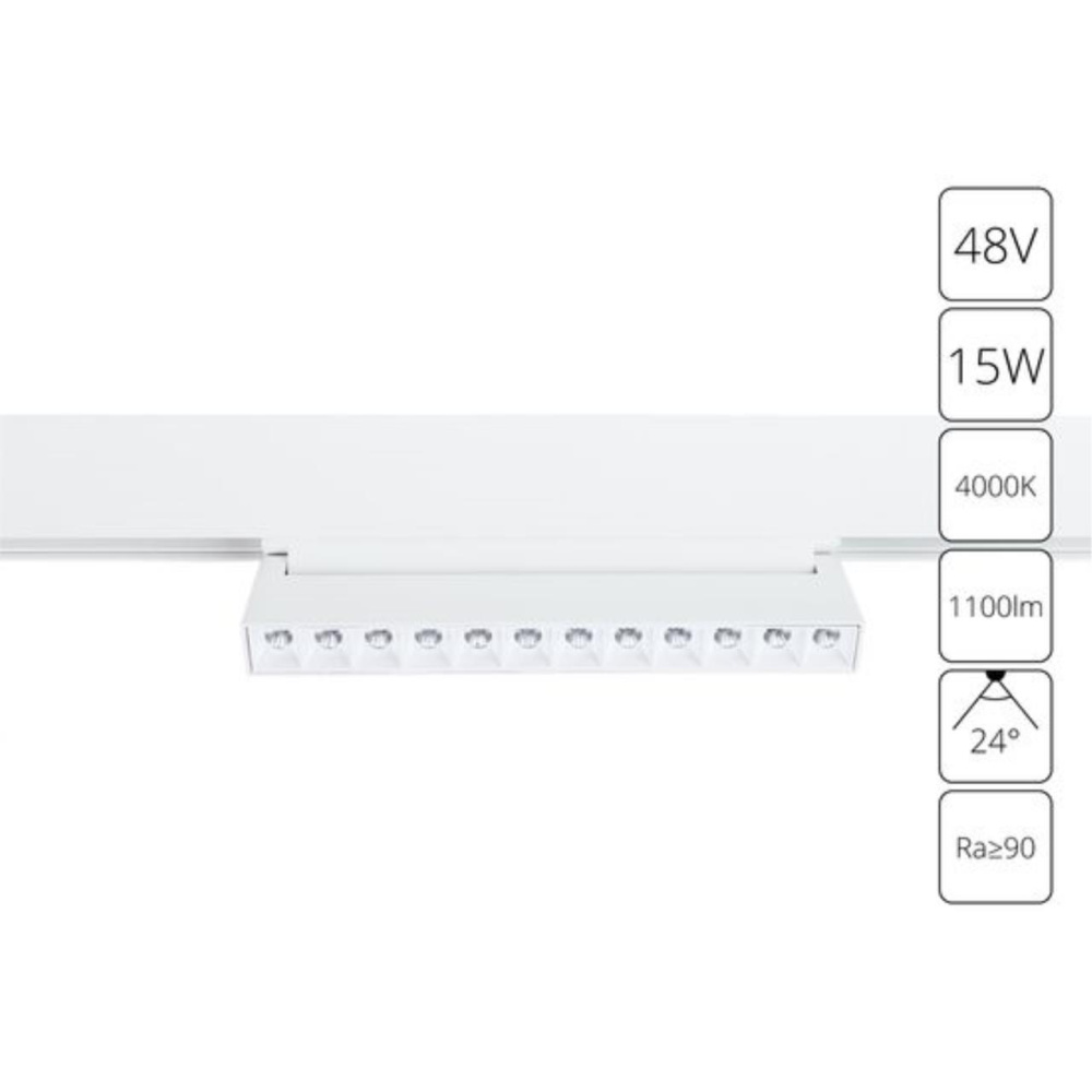 Магнитные трековые светильники ARTE LAMP A4638PL-1WH