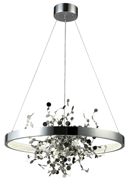 Подвесная люстра CRYSTAL LUX GARDEN SPLED+3 D600 CHROME