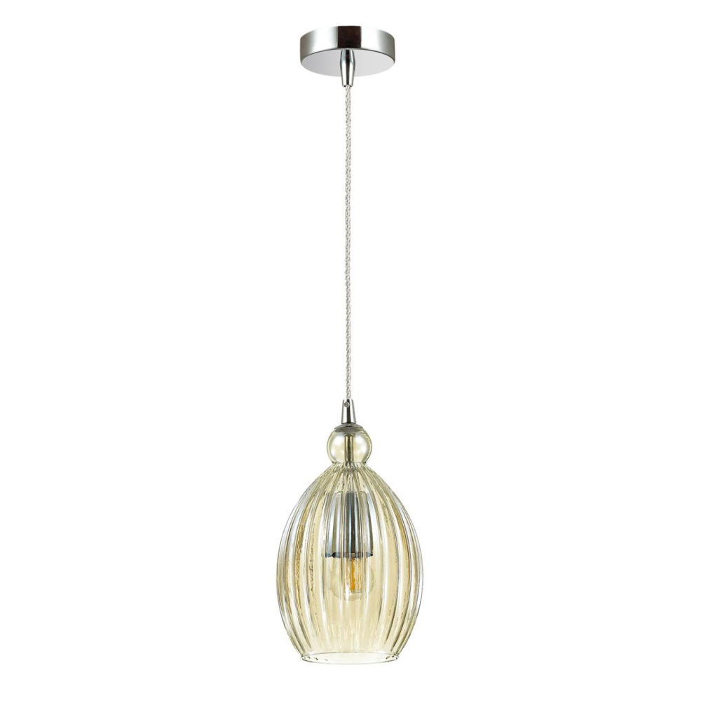 4711/1 PENDANT ODL20 355 св.коричневый/хром Подвес E27 60W 220V STORZO