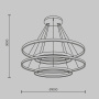 Подвесной светильник Maytoni MOD058PL-L174BSK