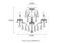 Светильник потолочный Crystal Lux MONTANA PL9