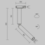 Трековый светильник Technical TR142-1-6W3K-BS