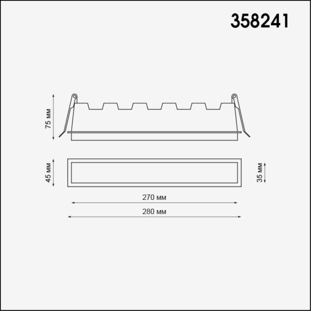 358241 SPOT NT19 489 белый Встраиваемый светильник IP20 LED 20W 85-265V HIELO