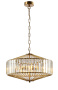 Люстра Crystal Lux FIESTA SP5 BRASS/TRANSPARENTE