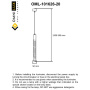 Светильник подвесной OMNILUX OML-101626-20