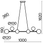 Подвесная люстра FREYA GLOBOS FR5222PL-08B