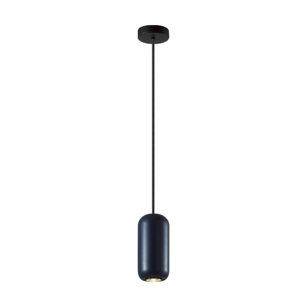 5060/1C PENDANT ODL24 313 темн.синий/черный/металл Подвес GU10 LED 4W COCOON