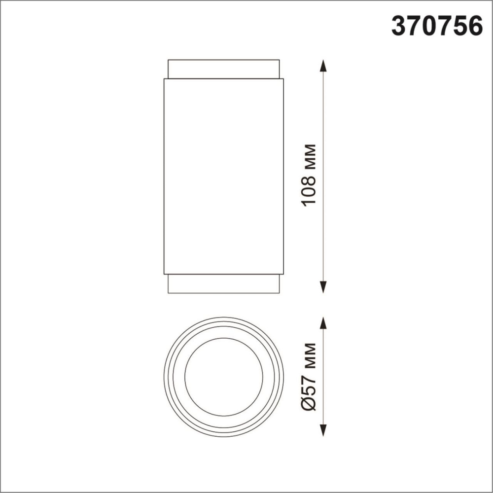 370756 OVER NT21 245 золото Светильник накладной IP20 GU10 50W 220V MAIS