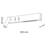 Настенный светильник (бра) Technical C031WL-L8W3K