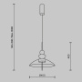 Подвесной светильник Maytoni MOD185PL-L12CG3K3